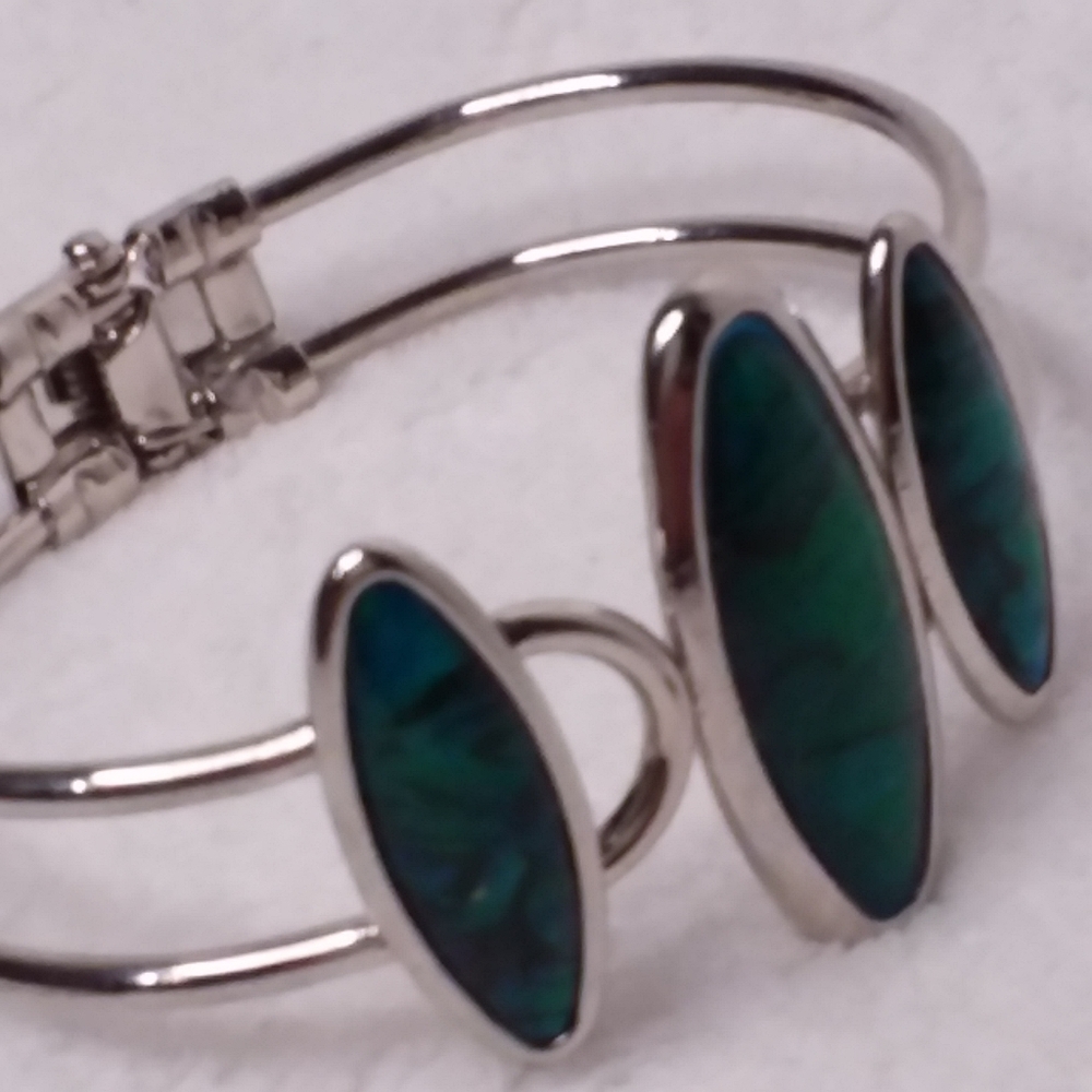Bracelet Spring Set Silver Tone - Picture 4 of 5